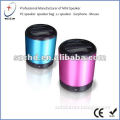 Always keep top sell Pocket size mini speaker box for iPhone HTC Blackberry Samsun